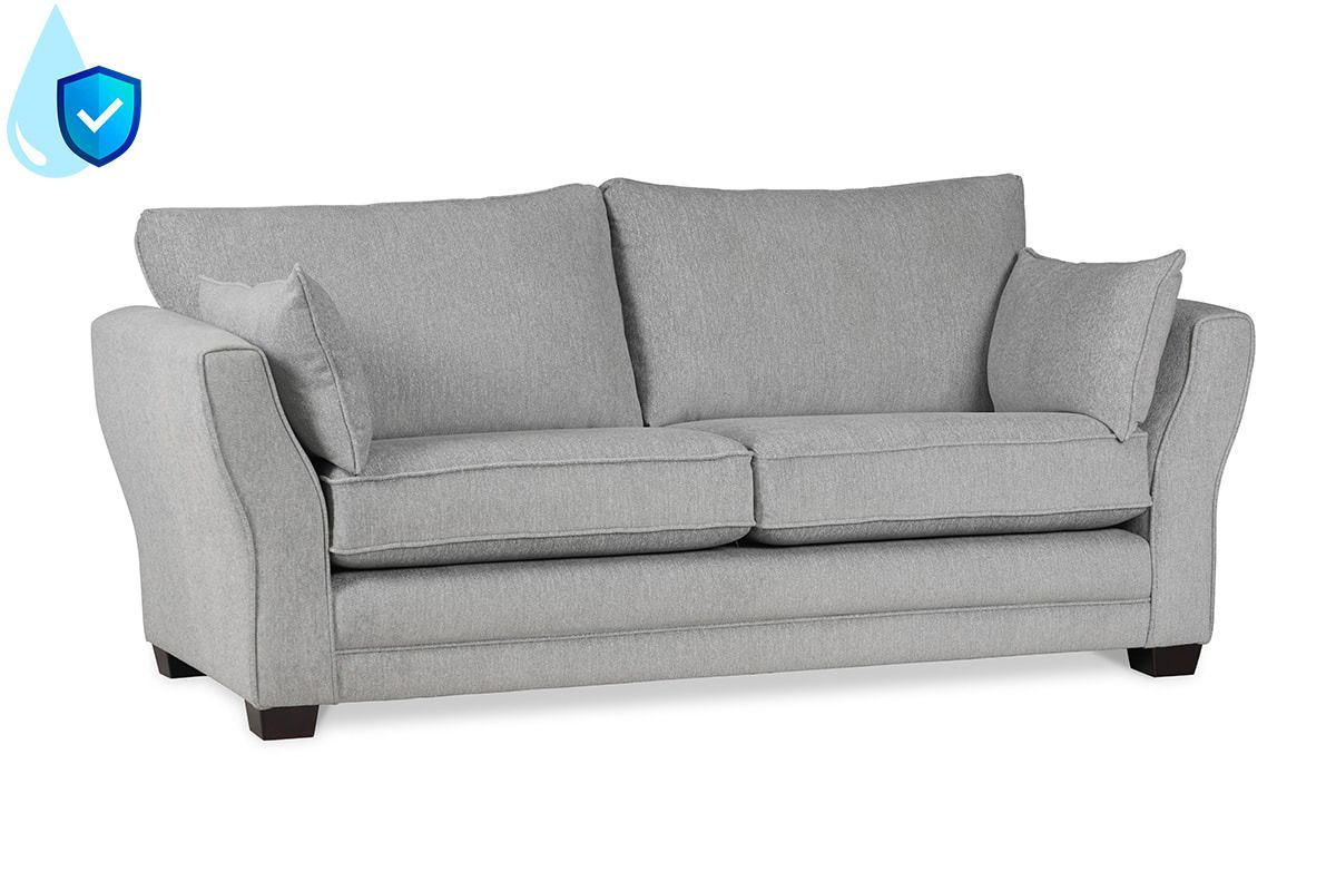 Kinsale Grey Fabric 3 Seater Sofa