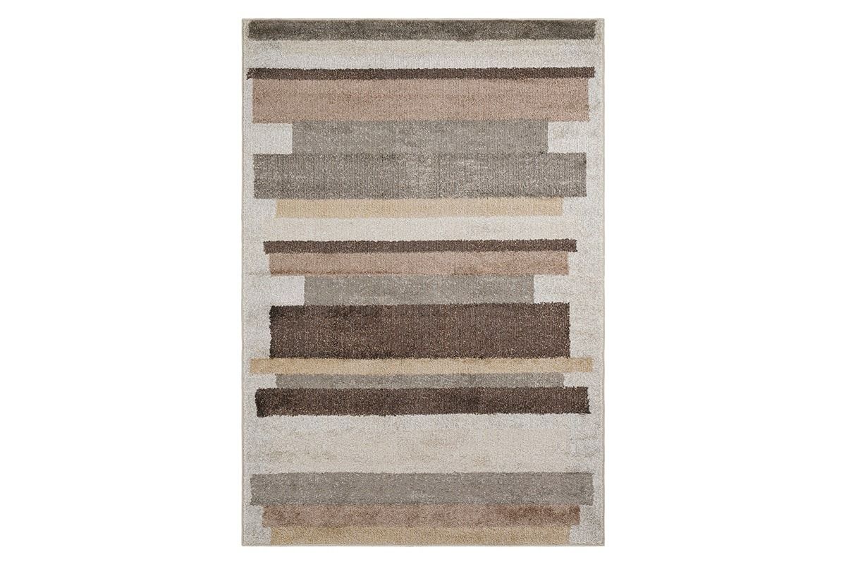 Leno Ivory Brown Rug 140x200cm