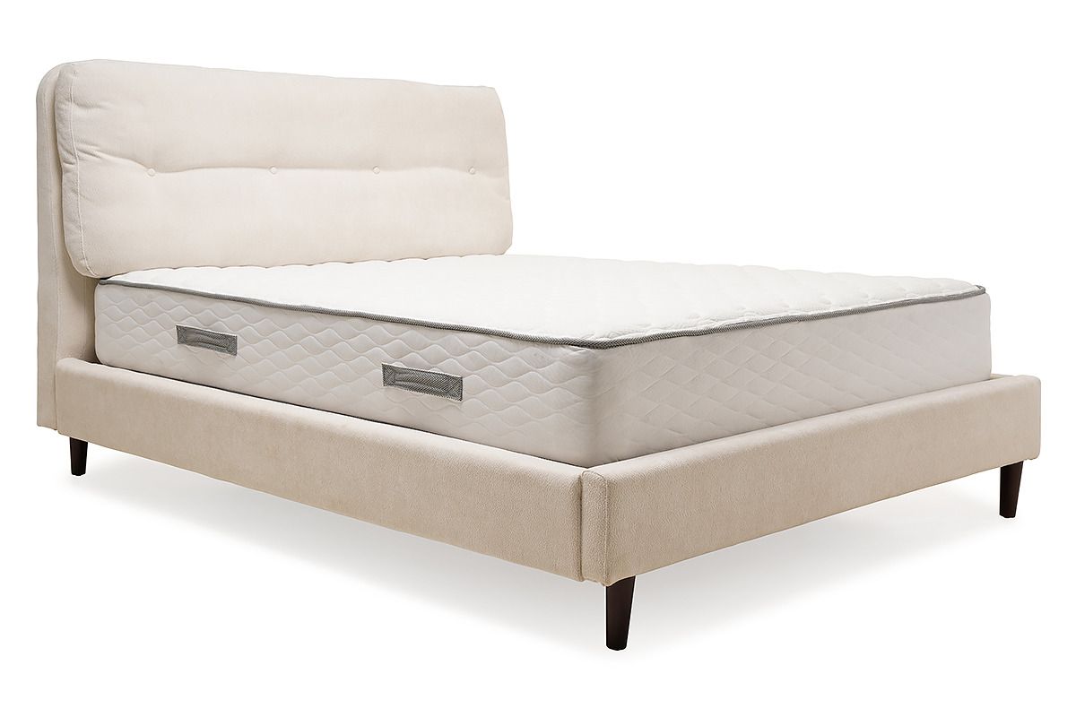 Lilly Cream Fabric Double 4ft6 Bed Frame