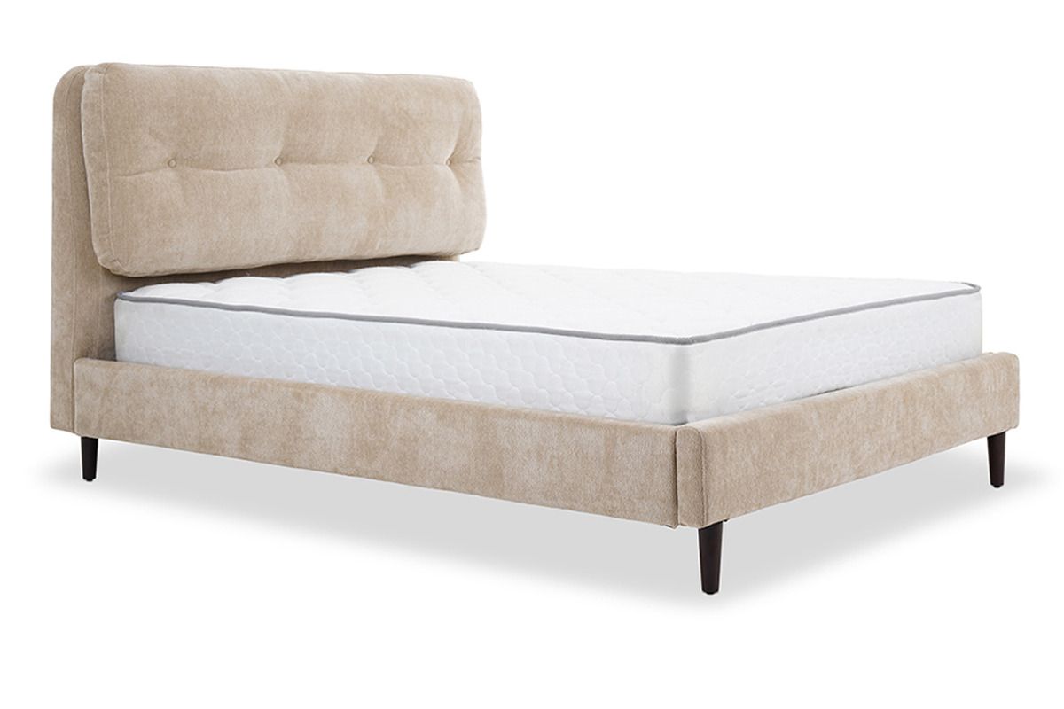 Lilly Taupe Fabric King 5ft Bed Frame