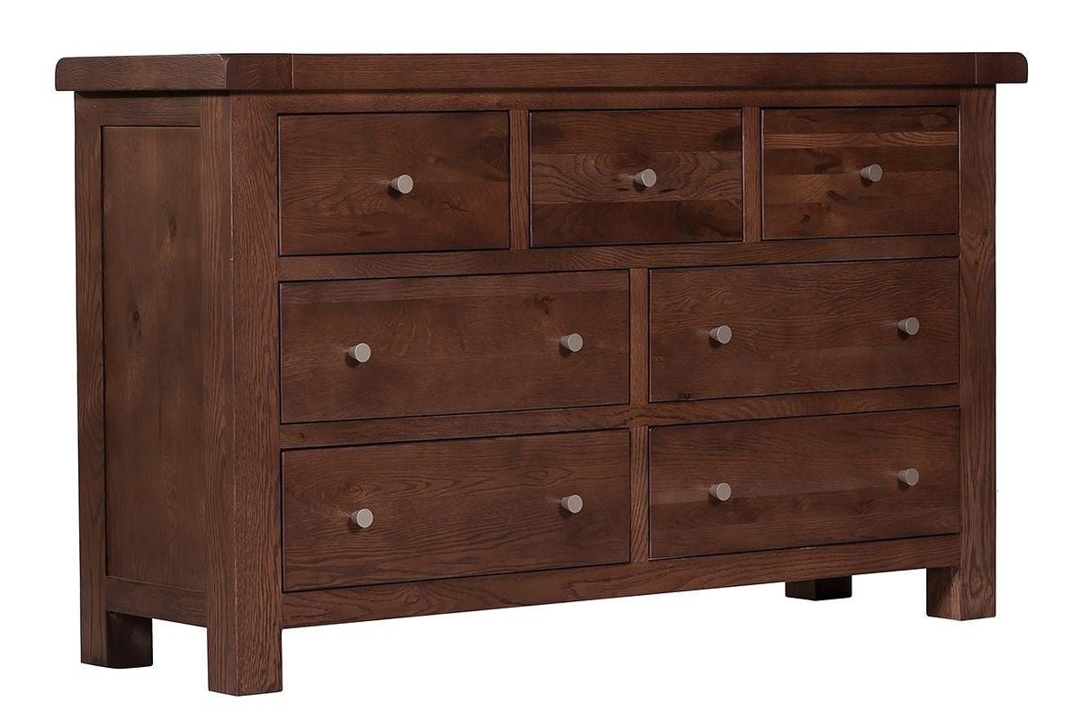 Luxor Walnut 7 Drawers Chest