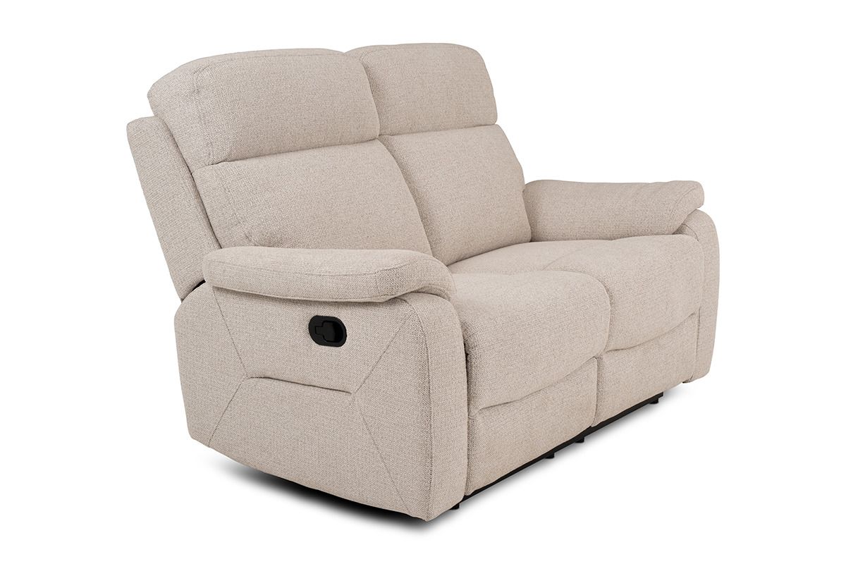 Marlow Cream 2 Seater Manual Recliner
