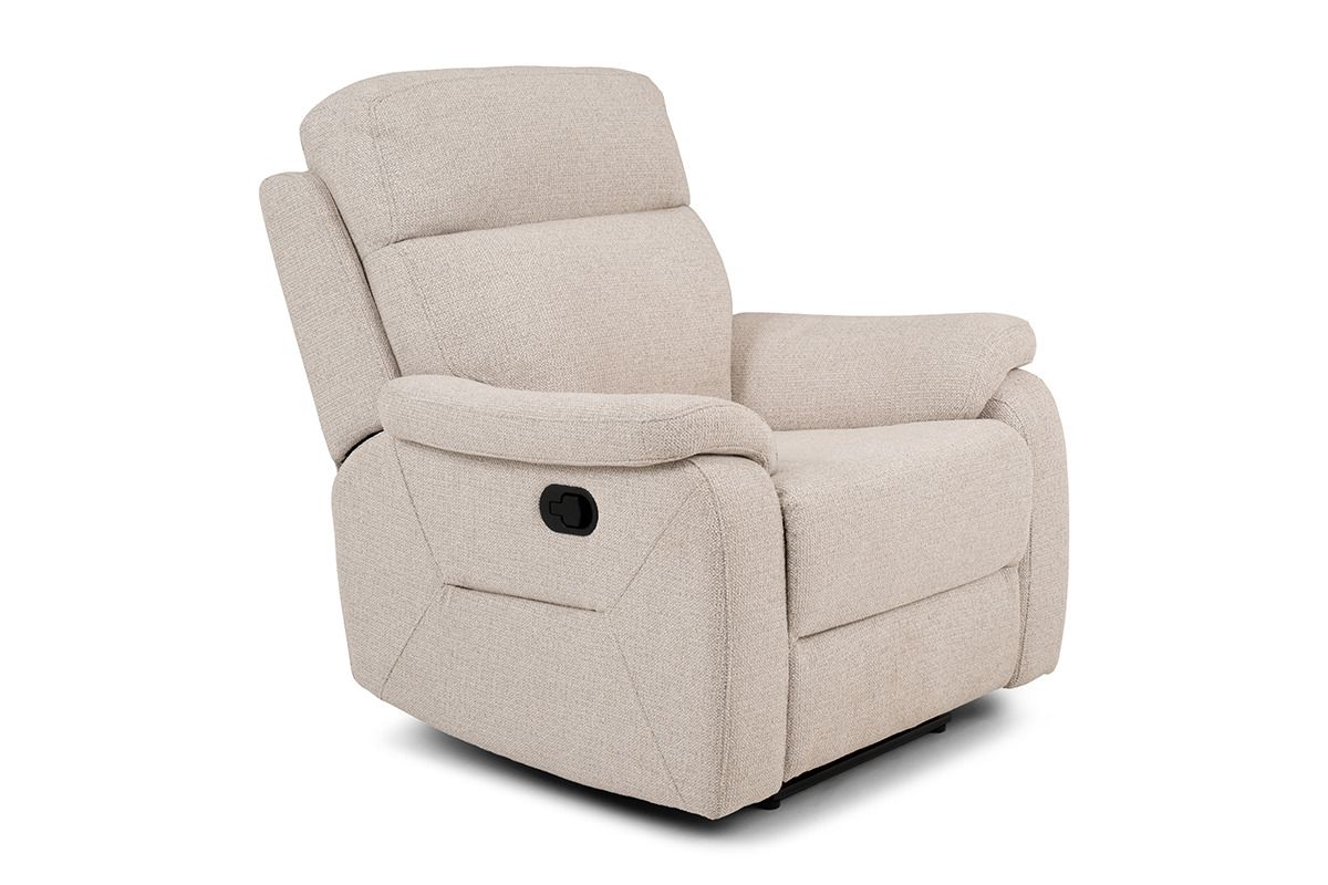 Marlow Cream Manual Recliner Armchair