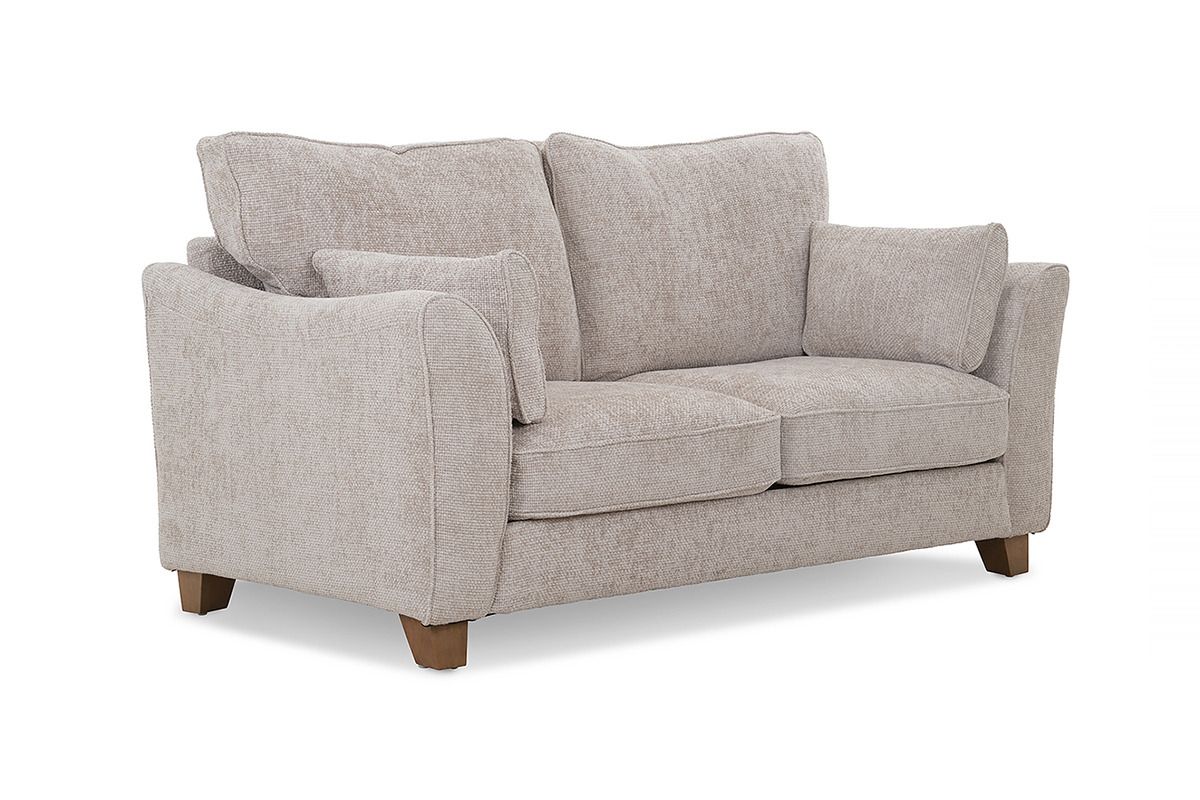 Milburn Cream Fabric 2 Seater Sofa