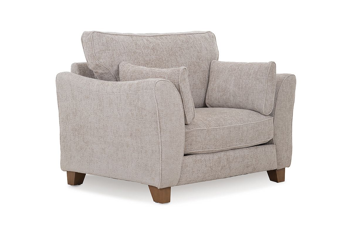 Milburn Cream Fabric Armchair