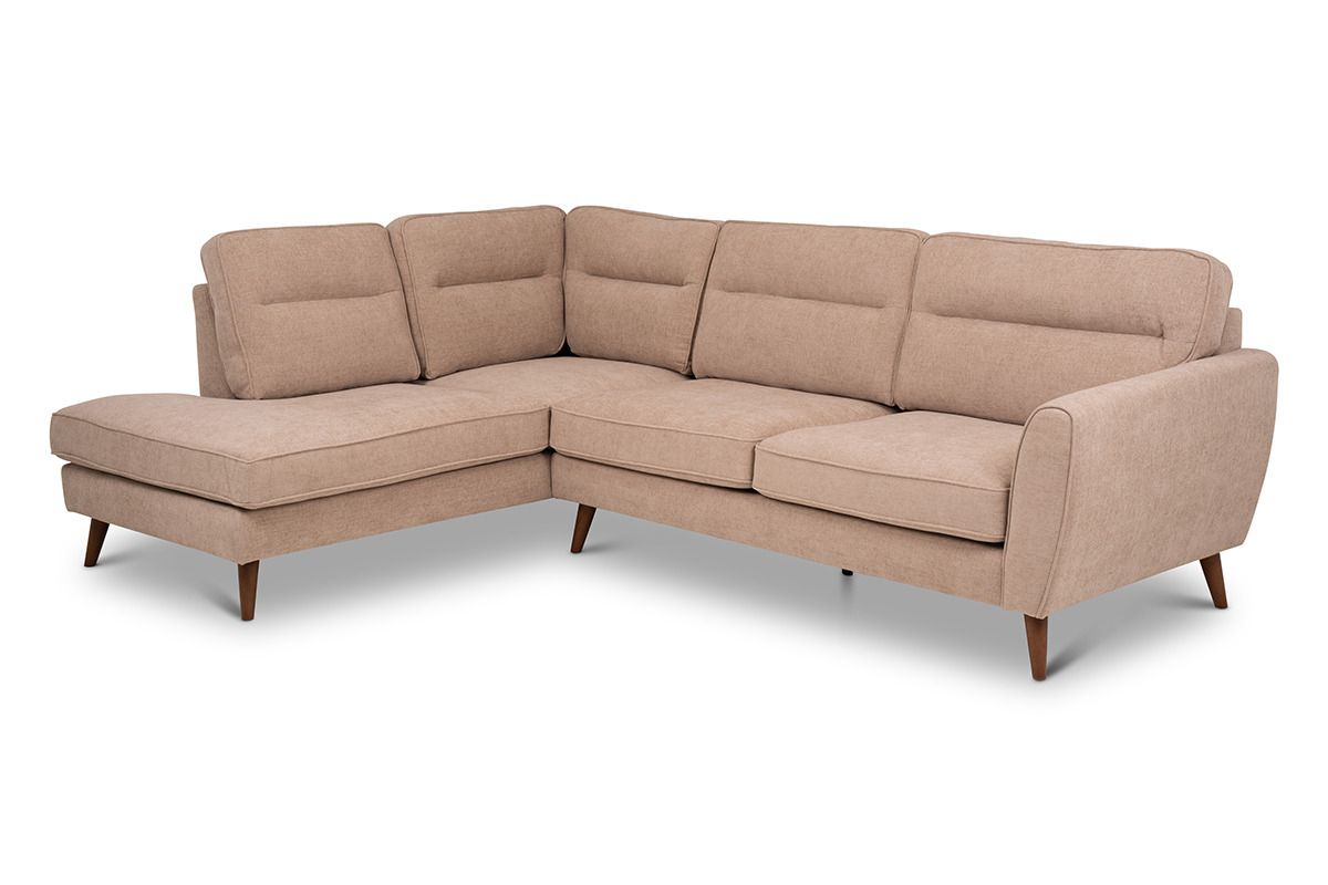 Milner Cream Lhf Corner Sofa