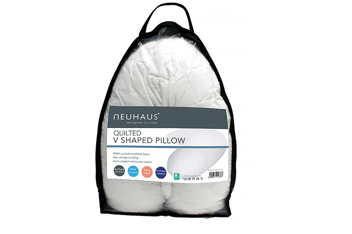 Neuhaus Quilted V Shaped Pillow