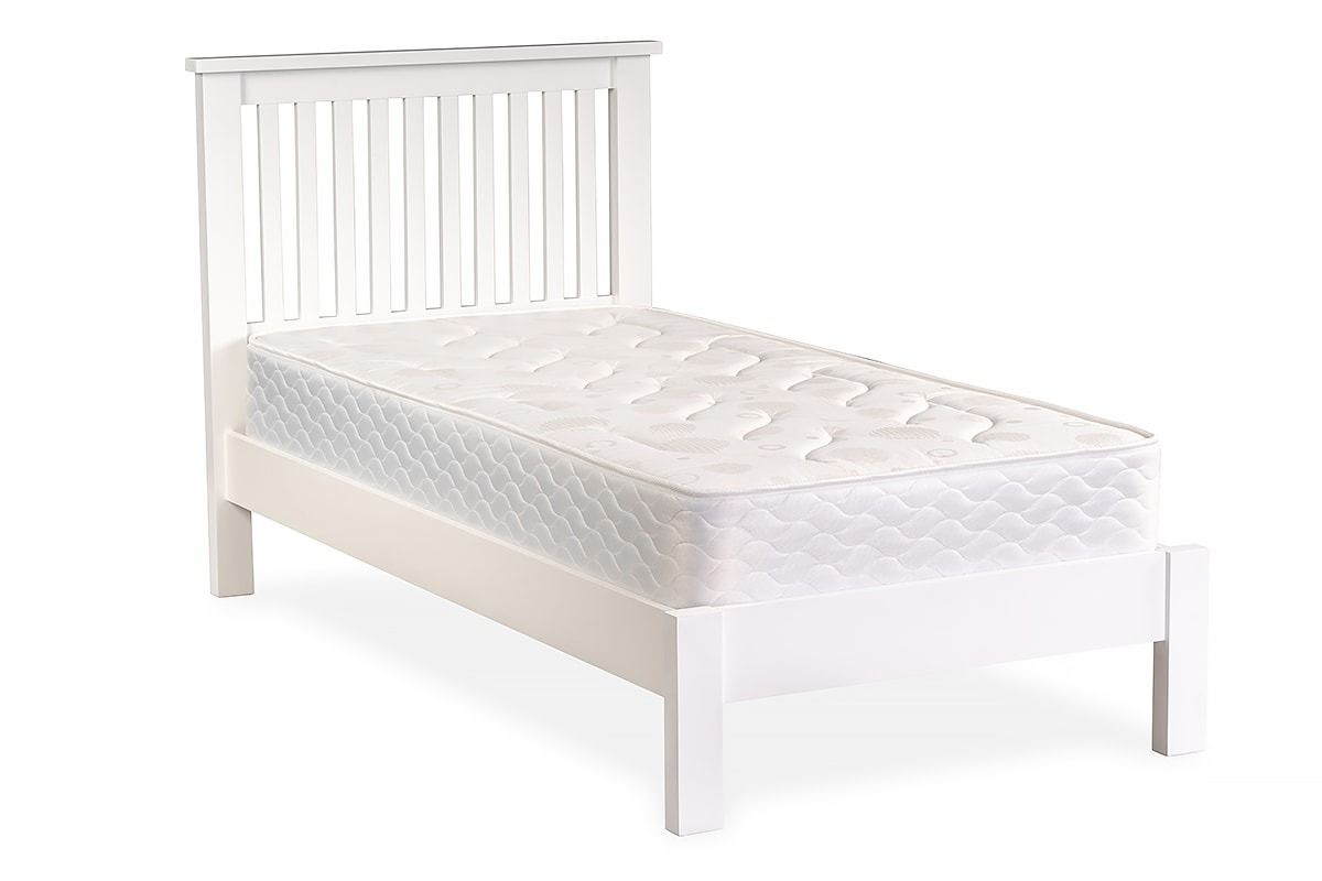 Nevada White Single 3ft Bed Frame