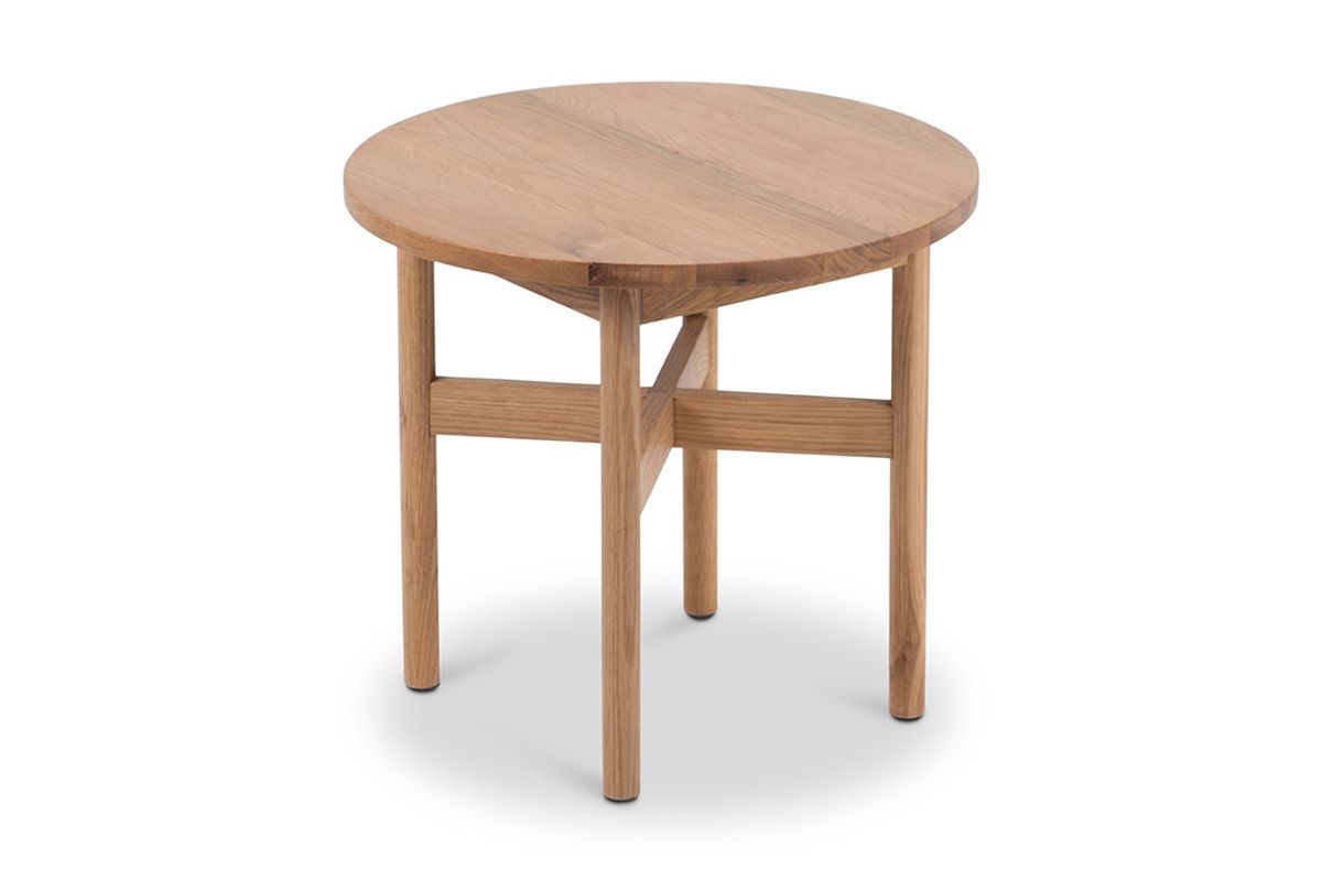 Nordic Solid Oak Side Table