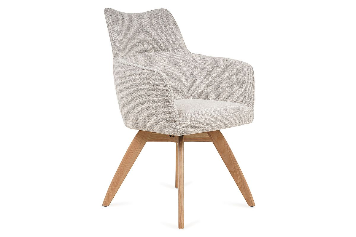 Oscar Grey Swivel Dining Chair