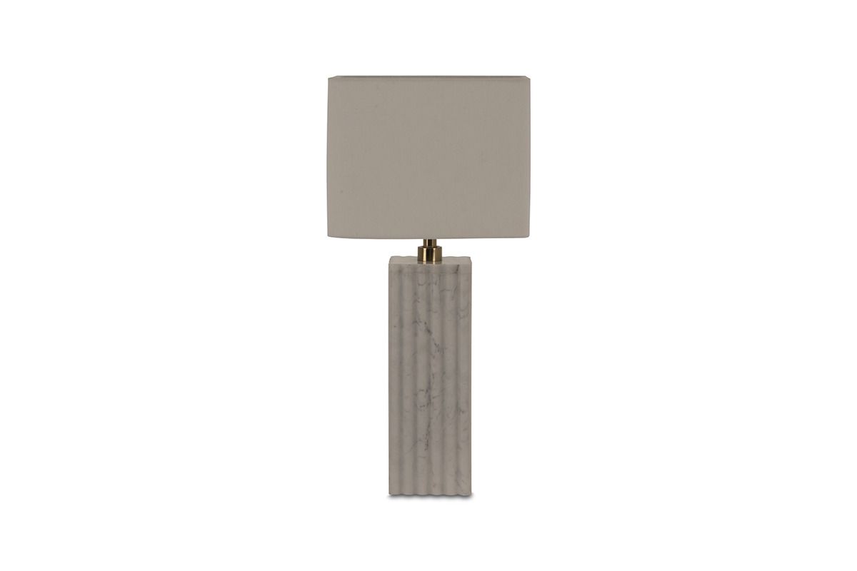 Oslo White Marble Table Lamp