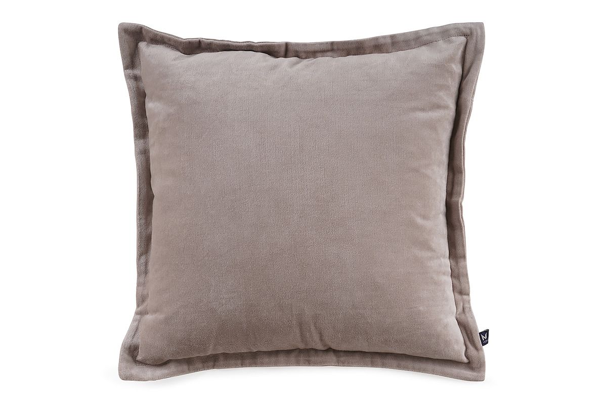 Oxford Taupe Velvet Cushion 45x45cm