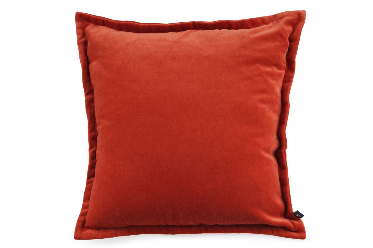 Oxford Terracotta Velvet Cushion 45x45cm