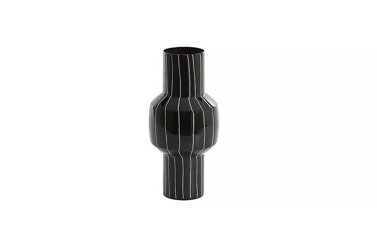 pinstripe-vase-black-33cm-1