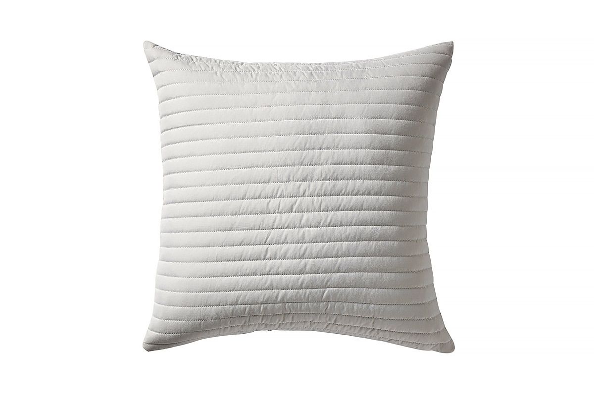 Quilted Cushion Silver 50x50cm