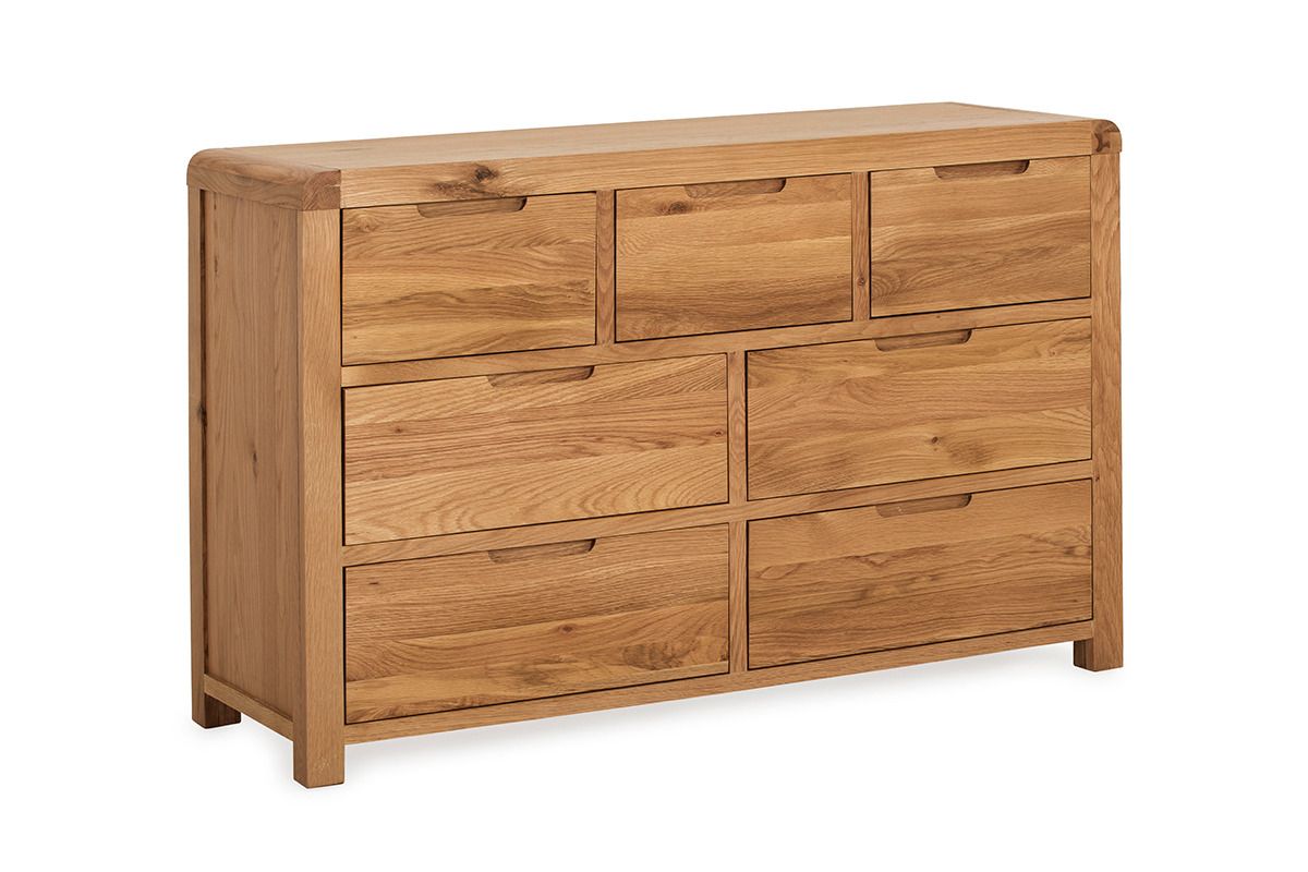 Radcliff Oak 7 Drawers Chest