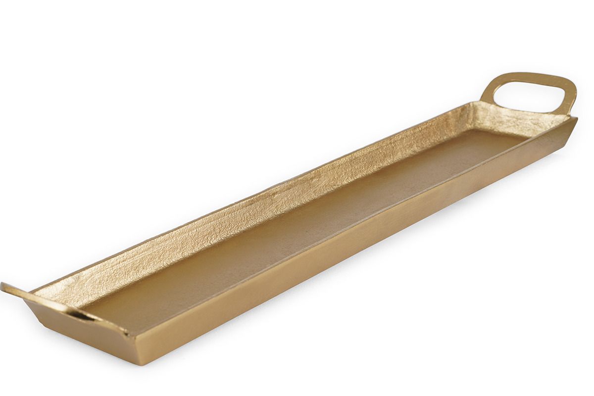 Rectanglular Tray Gold