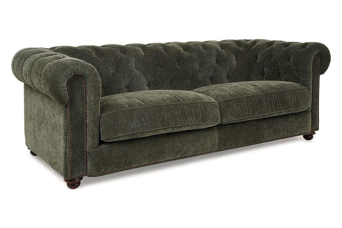 Richmond Green Fabric 3 Seater Sofa