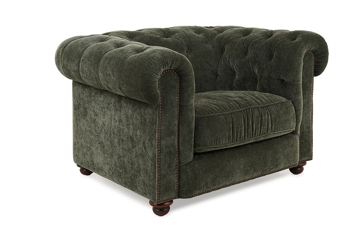 Richmond Green Fabric Armchair