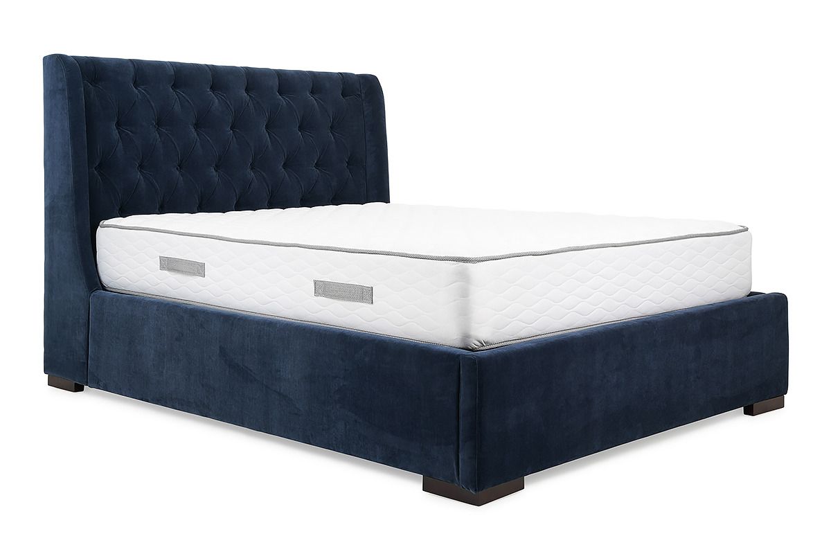 Serenity Navy Fabric Super King 6ft Split Base Storage Bed