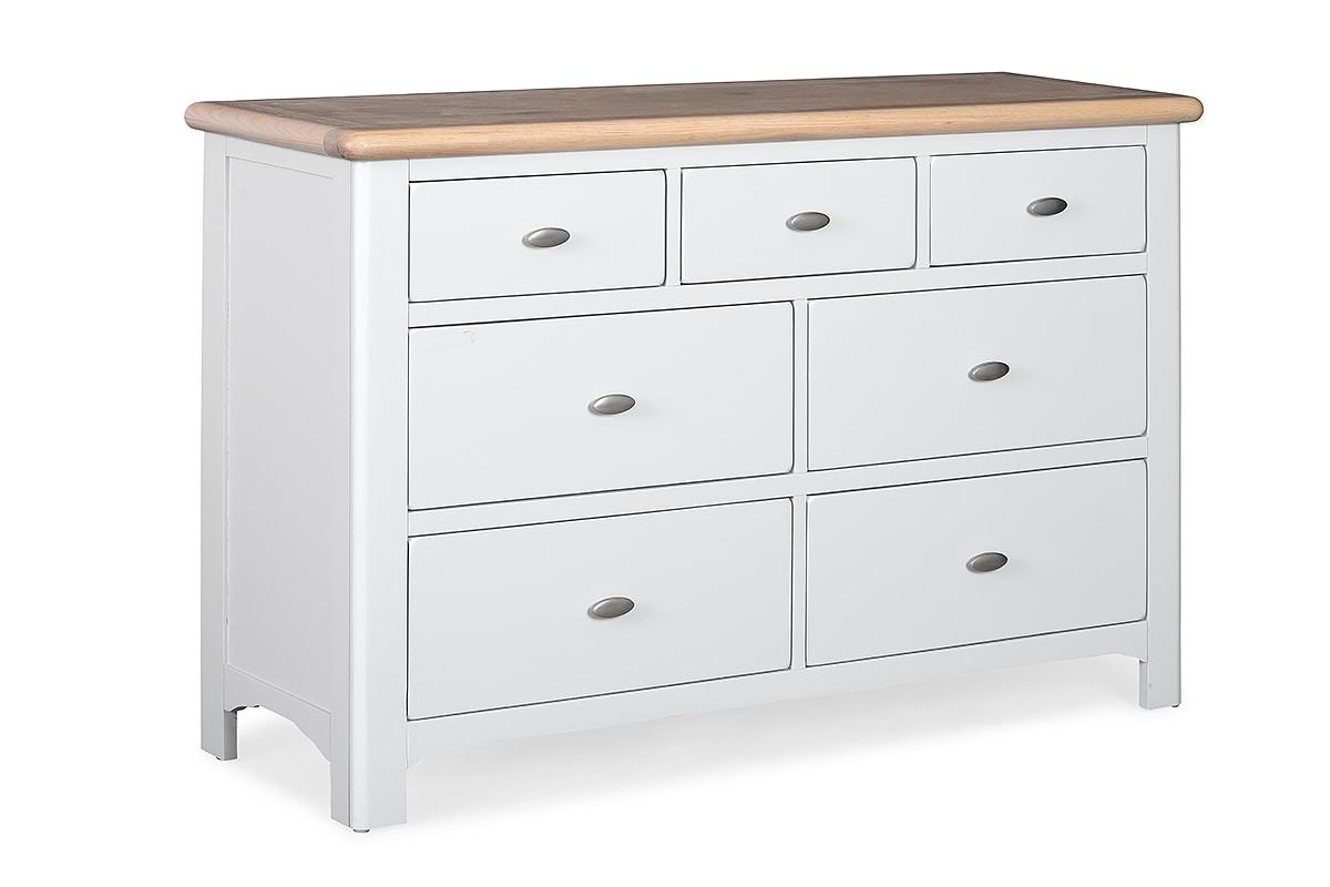 Sherbury Grey Oak 7 Drawers Chest