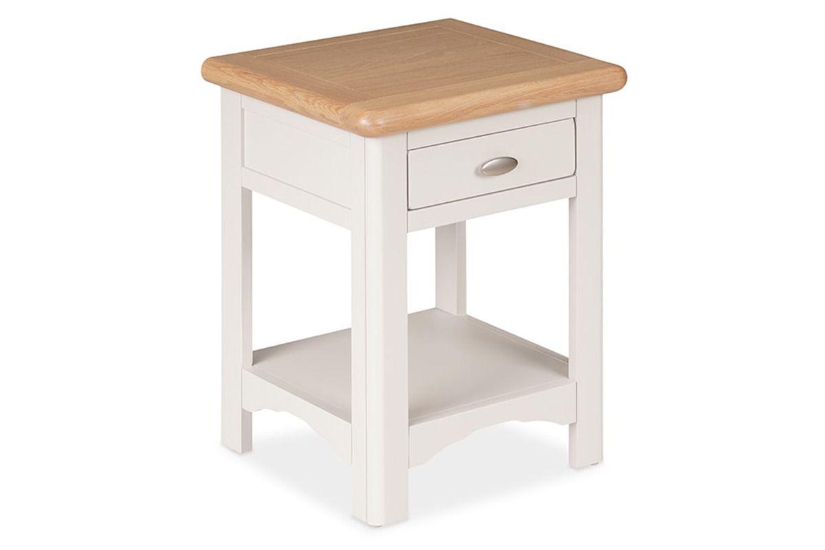 Sherbury Grey Oak Side Table
