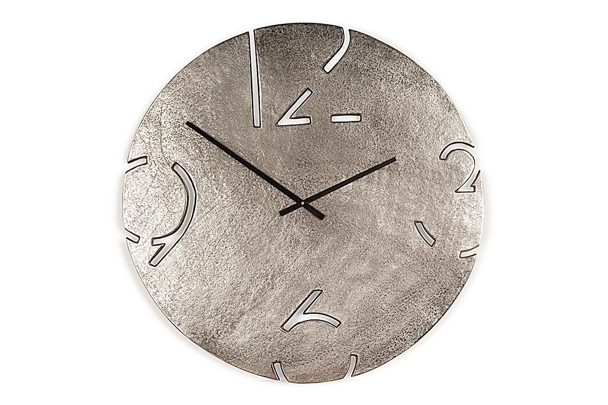 Silver Clock Large 72cm