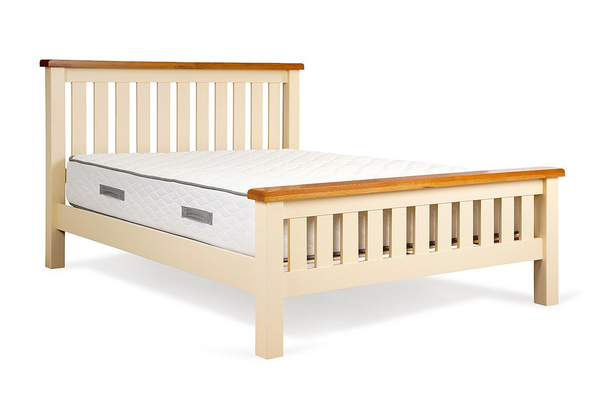 Somerset Cream Oak Double 4ft6 Bed Frame