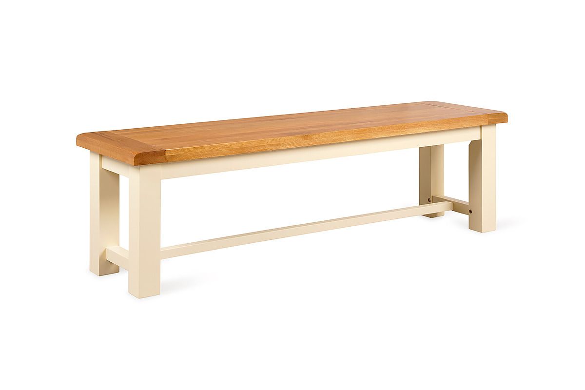 Somerset Cream Oak Large Bench