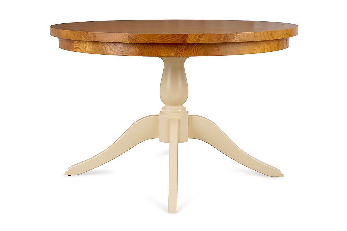 Somerset Cream Oak Round Dining Table 1_2M