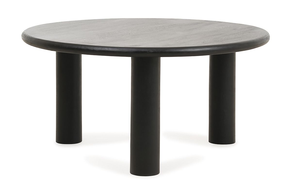 Sorrento Black Round Coffee Table