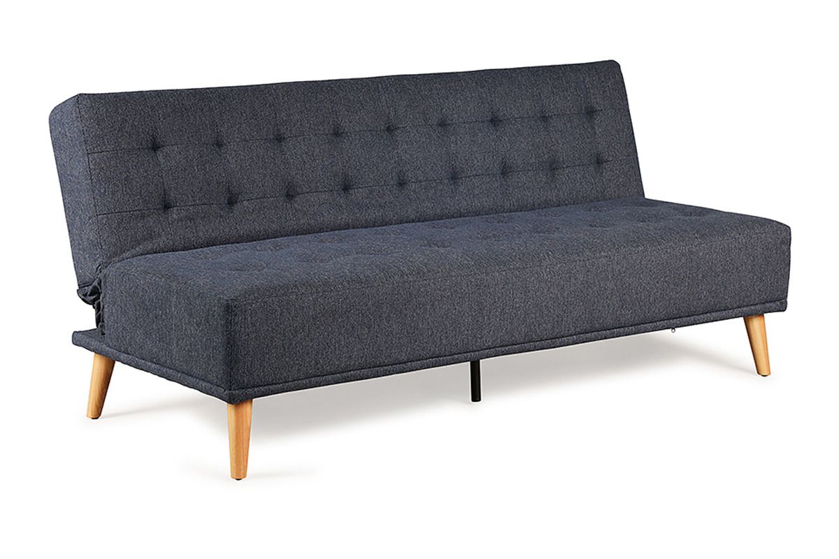 Studio Navy Fabric 3 Seater Sofa Bed