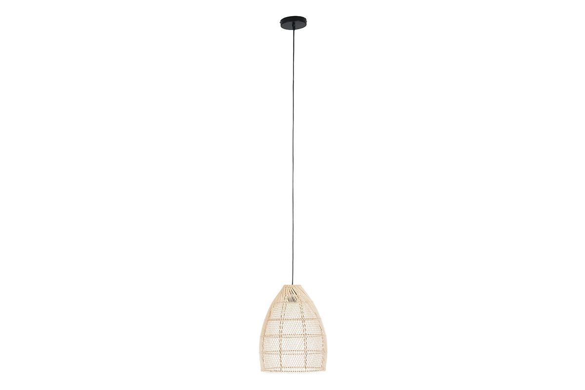 Tall Rattan Pendant Natural