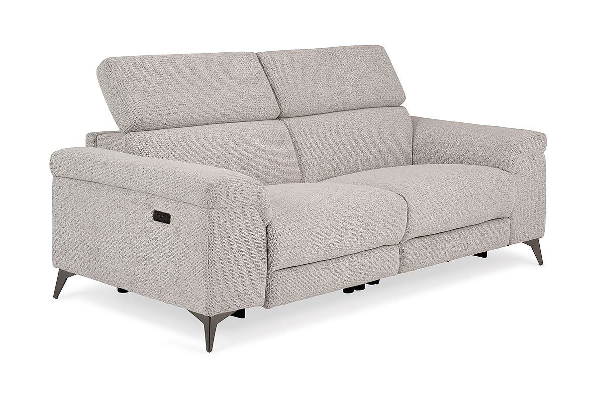 Toronto Retro 3 Seater Electric Recliner Sofa