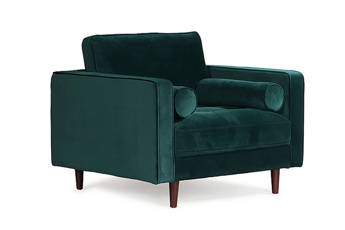 Turner Green Velvet Armchair