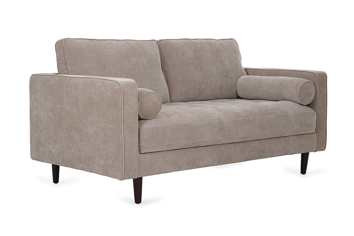 Turner Taupe Fabric 2 Seater Sofa