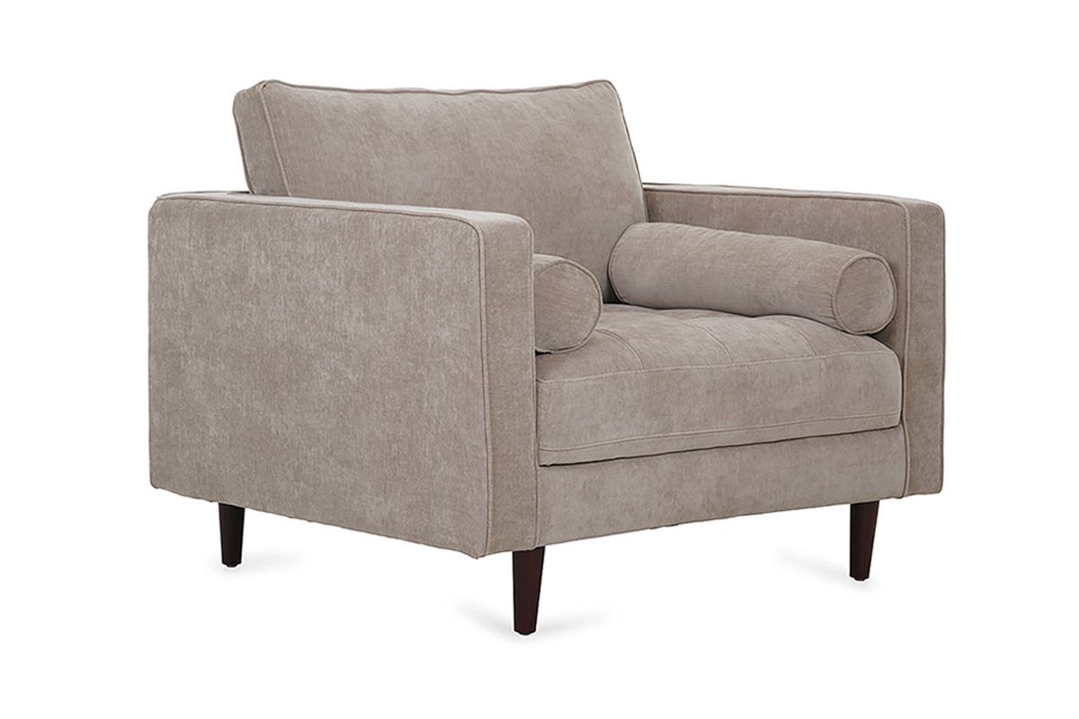Turner Taupe Fabric Armchair