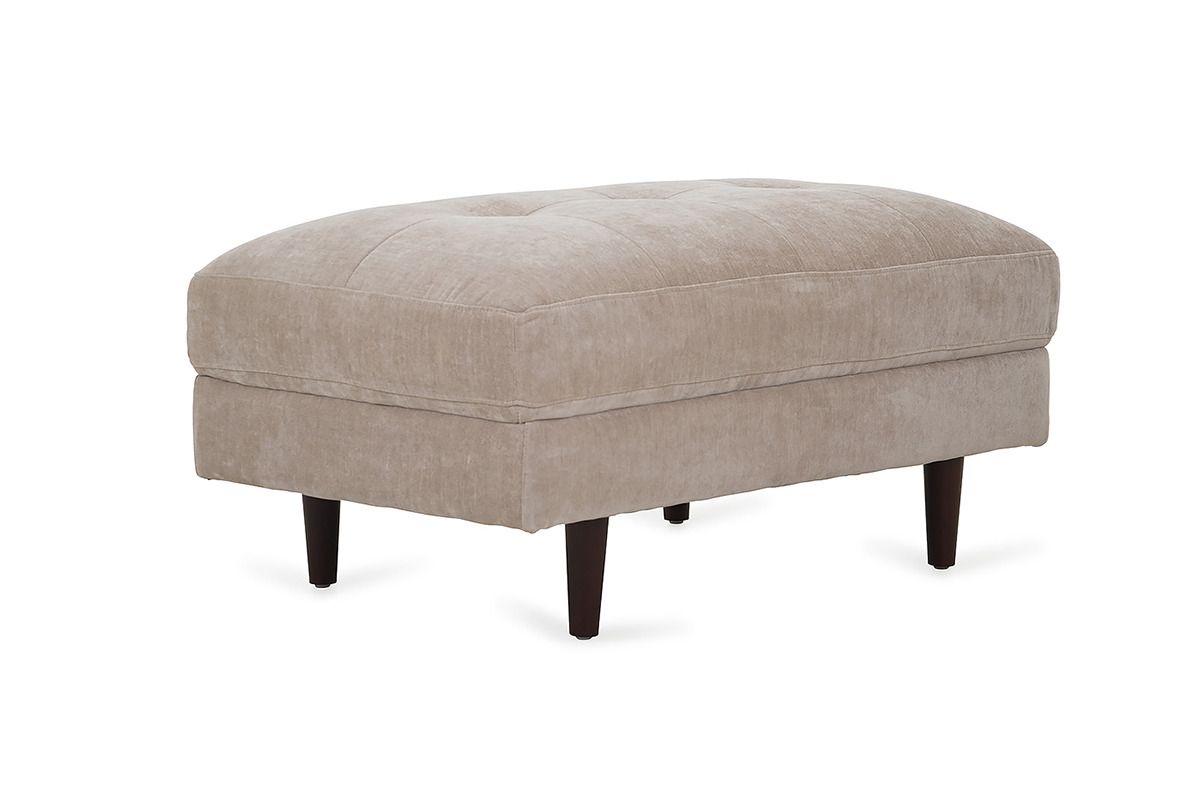 Turner Taupe Fabric Footstool