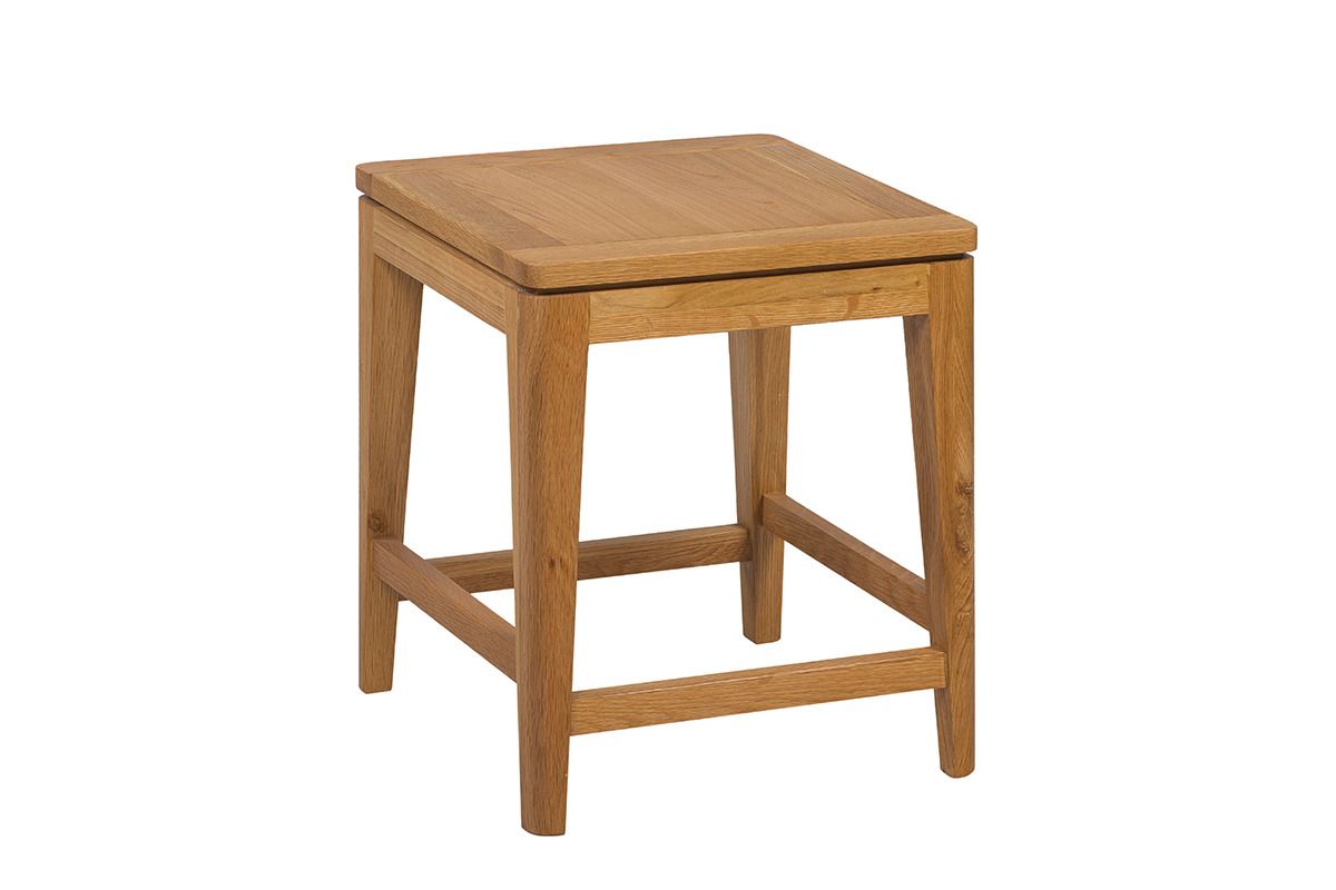 Valencia Oak Dressing Stool