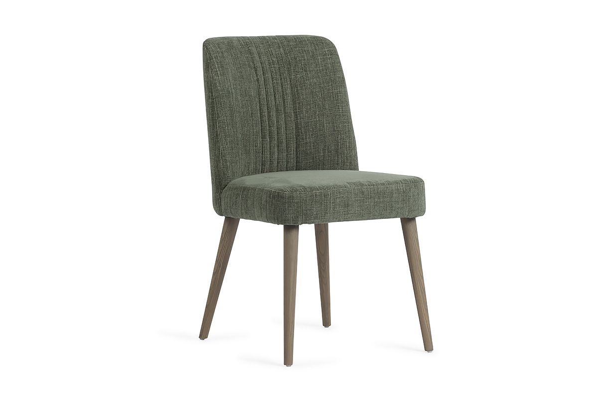 Venice Green Dining Chair Grey Leg