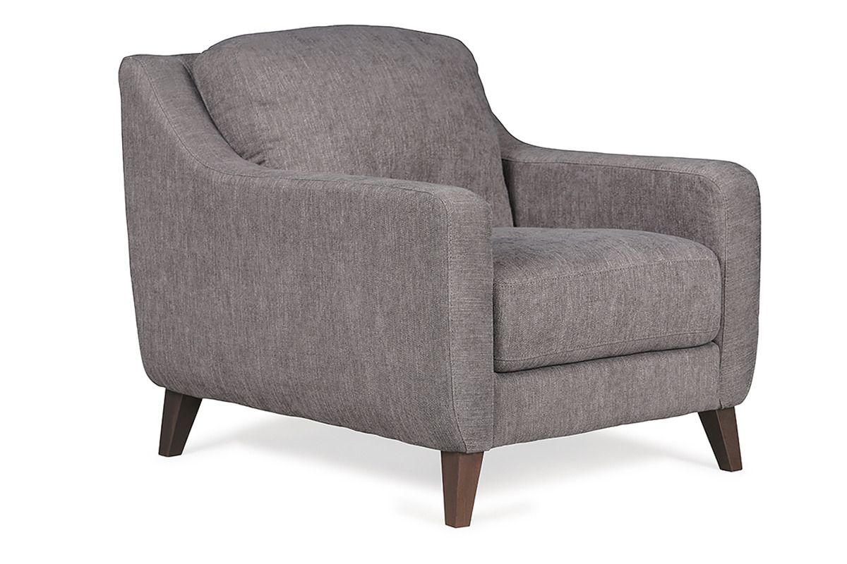 Verdi Grey Fabric Armchair