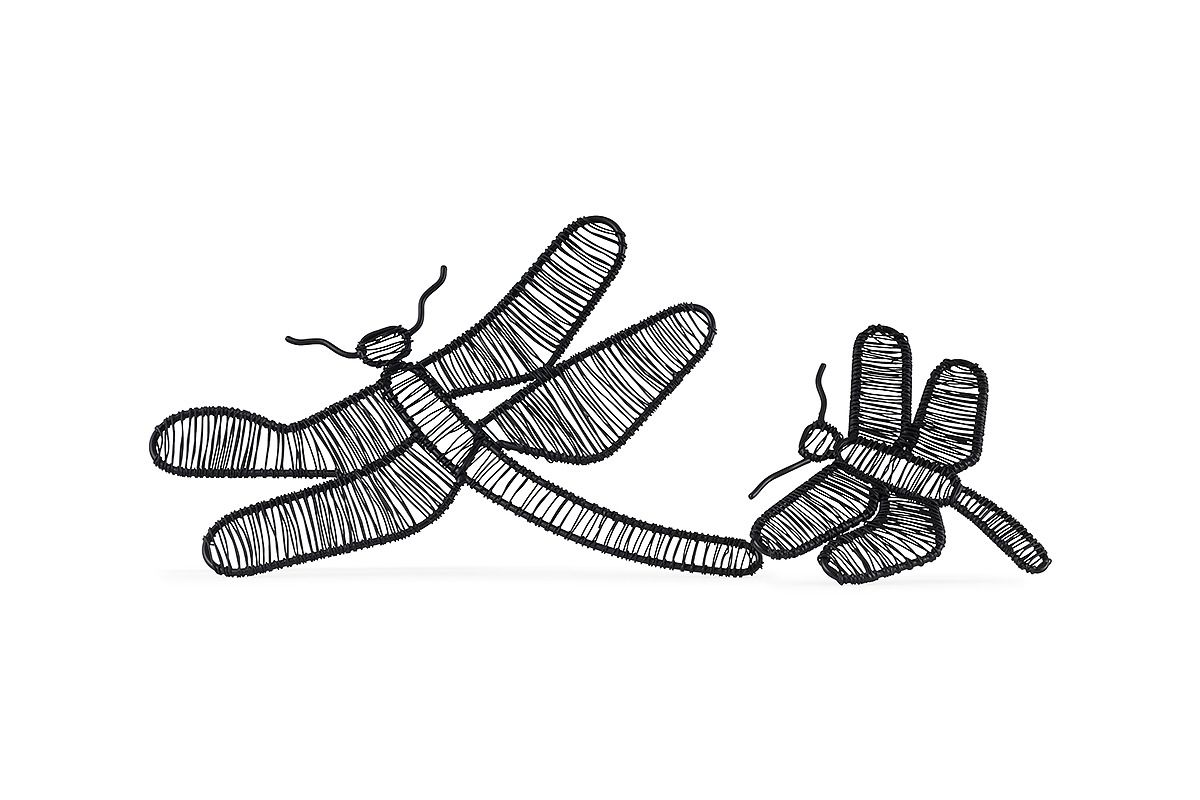 Wired Dragonfly Ornament Set