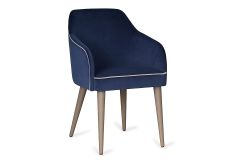 Eskamor Navy Velvet Dining Chair