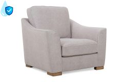 Florida Resilient Grey Fabric Armchair