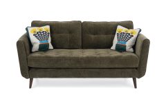 Ivy Dark Green Medium Sofa by Orla Kiely