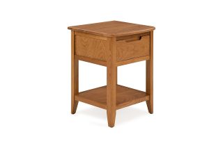 Henderson Oak 1 Drawer Bedside Table
