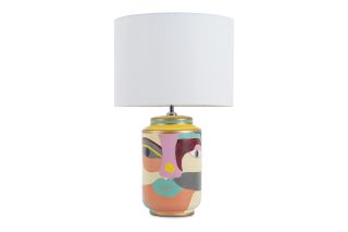 Abstract Face Table Lamp