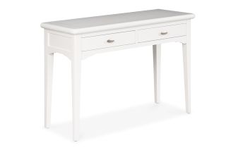 Alaska White 2 Drawer Dressing Table