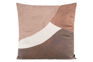 Amal Abstract Terracota Cushion 50x50cm