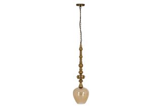 Antique Glass Single Pendant